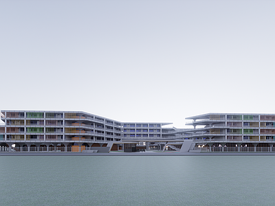 现代学校建筑 学校
