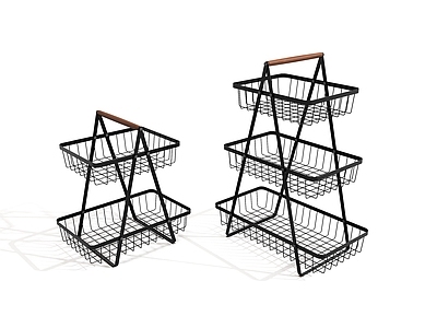 厨房用品 收纳篮 手提篮 手提收纳篮 铁艺篮