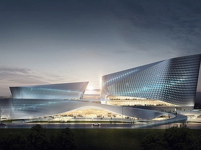 现代新中式其他公共建筑 文体建筑 综合体