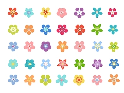 现代挂件 2D花瓣图案 2D花瓣装饰 2D剪影 2D元素 2D墙饰