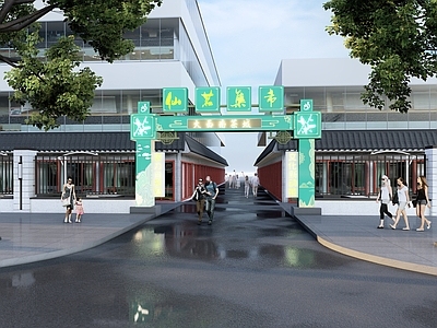 现代入口大门 商业街入口 厂区入口大门 次入口 公司入口大门 公园入口大门