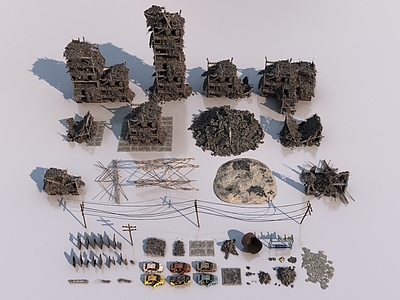 公用器材 末日风格建筑物品