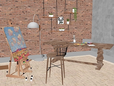 现代其他店铺 画室 画画 绘画