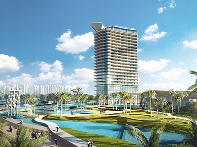 现代酒店外观 海景国际大酒店 海景度假酒店 五星级酒店外观 酒店透视 精品大酒店