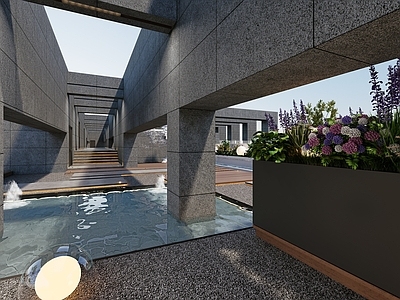 现代屋顶花园 屋顶花园 庭院 私人花园 露天景观