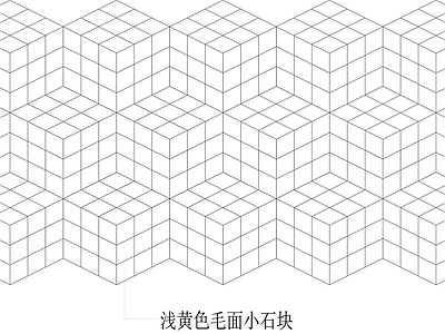 地面综合节点 马赛克拼花 透视效果马赛克 立体马赛克 施工图
