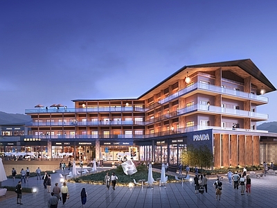 现代新中式其他公共建筑 酒店 商业建筑
