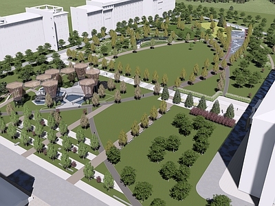 现代教育校园景观 校园景观设计 广场设计 大学校园 安徽农业大学文化