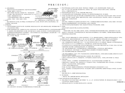 现代设计说明 种植设计说明 施工图