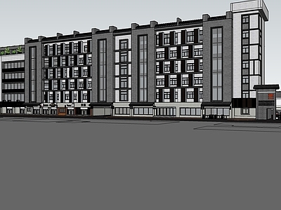 现代新中式其他商业建筑 现代商业 城市更新 沿街立面改造 施工图