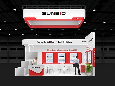 现代科技展厅 现代简约展台 科技展 国外展台