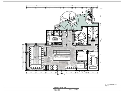 现代新中式商场 茶叶专卖店 施工图