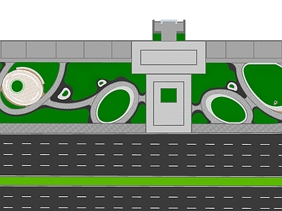 现代简约口袋公园 现代口袋公园