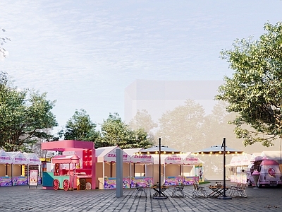 现代工业商业街 外摆商业街 小吃街 娱乐街 游乐中心 大型商业街