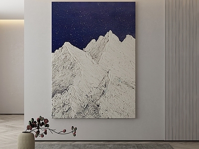 现代侘寂挂画 油画 书房挂画 茶室挂画 客厅挂画 玄关挂画