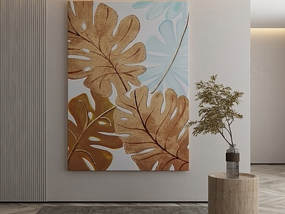 现代侘寂挂画 油画 书房挂画 茶室挂画 客厅挂画 玄关挂画