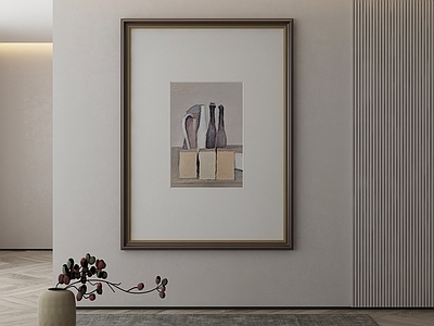现代侘寂挂画 油画 书房挂画 茶室挂画 客厅挂画 玄关挂画