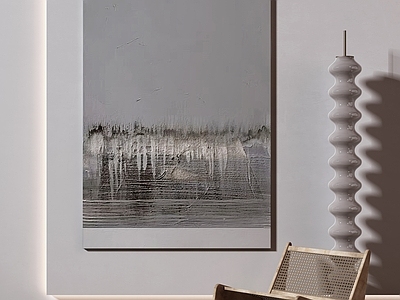 现代侘寂挂画 油画 书房挂画 茶室挂画 客厅挂画 玄关挂画