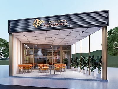 现代东南亚餐厅 炸鸡店 大排档