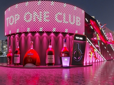 现代酒吧 酒吧 门头 酒吧门头