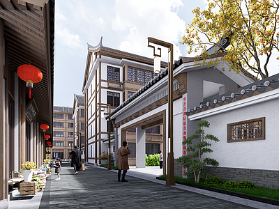 新中式中式其他商业建筑 城市更新 旧城改造