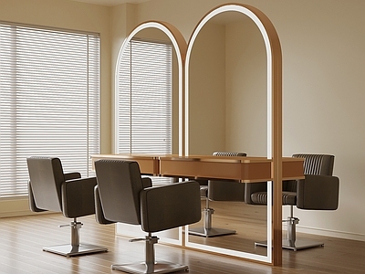 理发器材 理发器材 理发椅 转椅 镜子