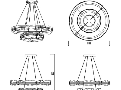现代灯具图库 吊灯 筒灯 灯 灯具 施工图