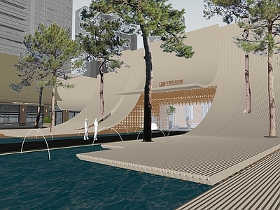 现代小区景观 入口大门 现代 示范区大门设计 艺术展大门 示范区入口