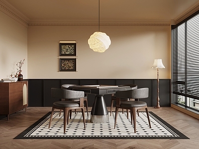 中古法式棋牌室 法式中古风棋牌室 麻将机