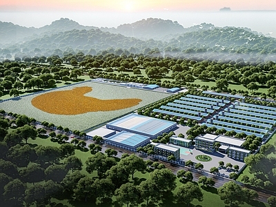 现代其他农业建筑 养鸡场