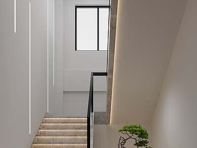现代楼梯间 楼梯间