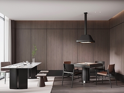 现代意式棋牌室 现代意式麻将室 麻将房