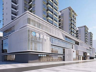现代商业街 成都城投改造 城市更新旧改 商业办公楼 精工立面 商业街建筑