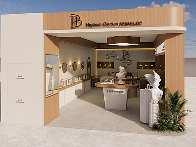 轻奢复古珠宝店 珠宝店 轻奢 首饰店 饰品店