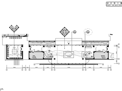 现代其他休闲娱乐空间 售楼 施工图