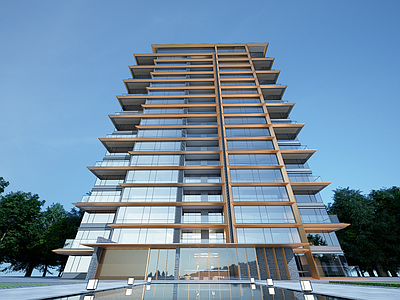 现代高层住宅 第四代住宅 现代高层住宅 四代住宅 现代高层住宅组团 小区组团透视