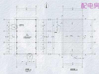 现代其他建筑 配电房 住宅配套用房 施工图