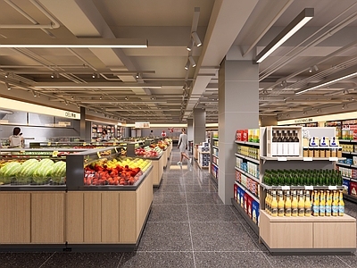 现代超市 生活超市 生鲜超市 便利店 超市蔬果