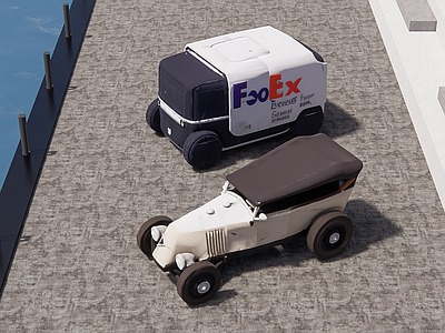 汽车 汽车 汽车雕塑 汽车摆件 载具雕塑 载具