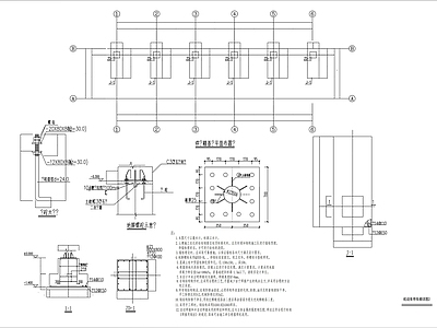 钢结构 停车 施工图