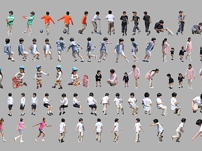 儿童 2D亚裔人物儿童 2D小孩子 2D儿童运动 2D玩耍 2D学生