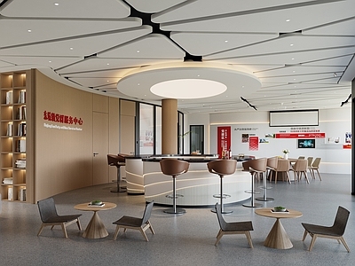 现代服务中心 现代党群服务中心 社区服务中心 便民服务大厅