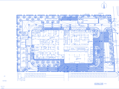 其他办公工业景观 室外广场 体育锻炼广场 施工图