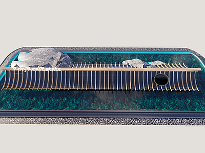 新中式中式其他水景设施 入口水景 中式入口水景