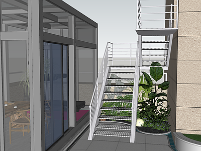 现代屋顶花园 屋顶花园