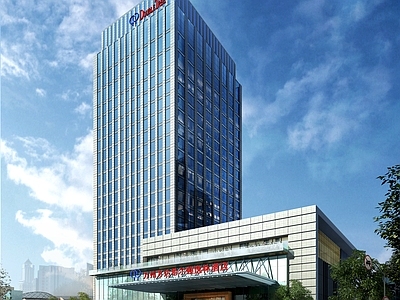 现代酒店建筑 重庆万达高层酒店 施工图