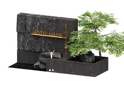 现代景墙 山水景墙 庭院景墙 logo景墙 入口景墙 景墙