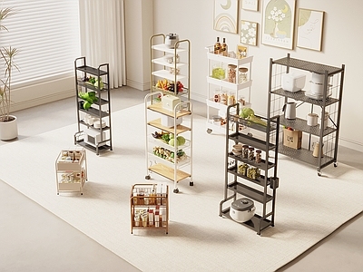 厨房用品 厨房置物架 厨房用品 厨房电器 蔬菜置物架 电饭煲