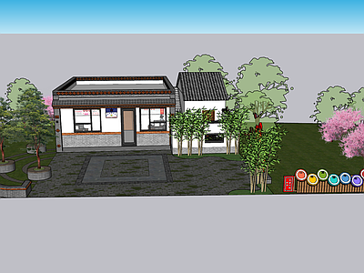 现代广场景观 乡村广场 党建广场