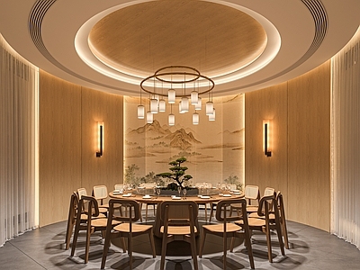 新中式包厢 餐厅包厢 会所包厢
